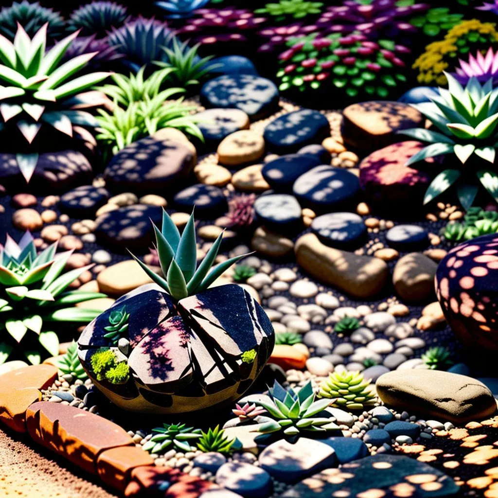 Split Rock Succulent Care: The Ultimate Guide for Healthy Plants 2 Healthy split rock succulent thriving in bright outdoor sunlight