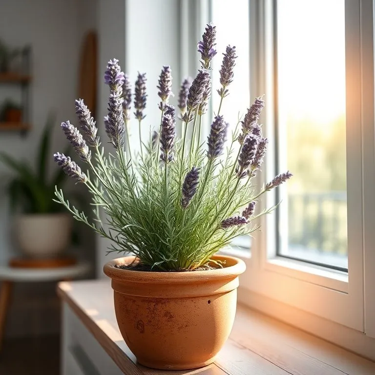indoor lavender plant